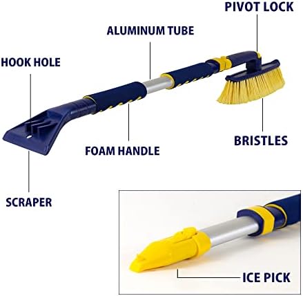 MICHELIN Snow Brush for Car Windshield – Ice Scraper - Image 6