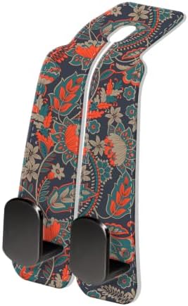 PU Leather Car Seat Hook, Storage Headrest Hanger, Cute Car Backseat Organizer by Unknown