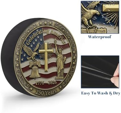 Flag Spare Tire Cover Waterproof Dust-Proof Spare Wheel Covers - Image 4