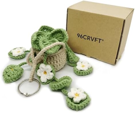 Cute Crochet Hanging Succulent Plant - Image 2