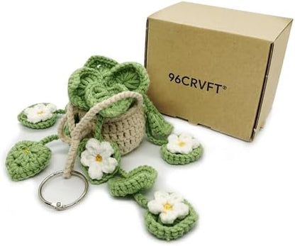 Cute Crochet Hanging Succulent Plant - Image 2