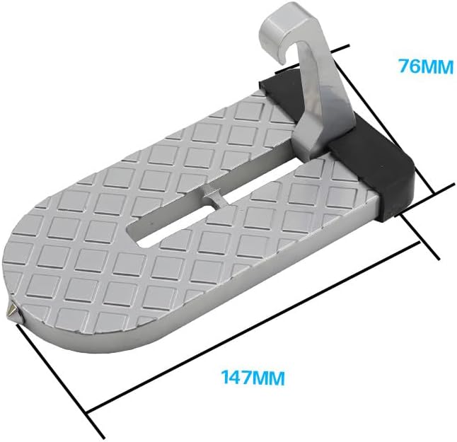 2 Pack Car Door Step with Glass Breaker Safety Hammer & Roof Rack Access - Image 2
