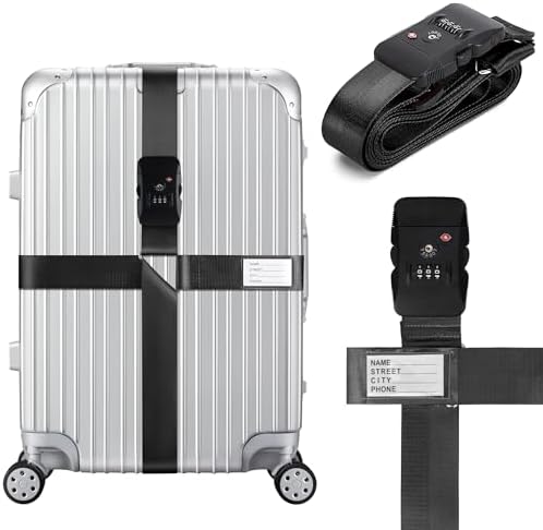 TSA Approved Luggage Straps by Linpr