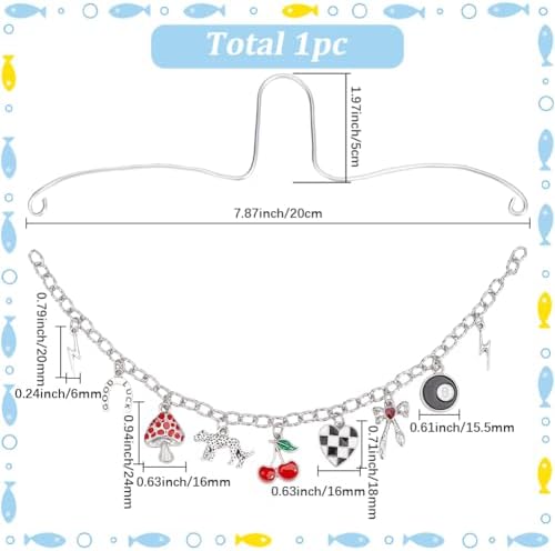Rearview Mirror Charm for Car Stainless Steel Cable Chain - Image 2