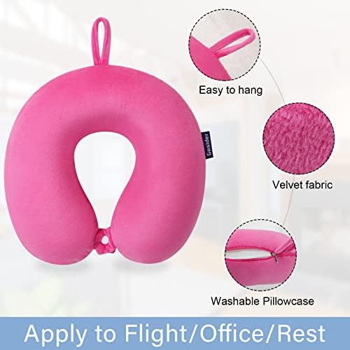 Travel Neck Pillow Memory Foam U Shape Airplane Pillow Deep Powder - Image 2