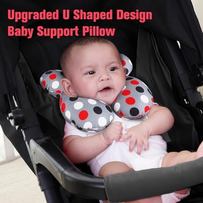 KAKIBLIN Baby Neck Pillow, Upgraded Baby Neck Pillows - Image 3