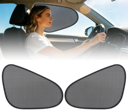 2-Pack Car Window Shades, Mesh Static adsorption Side Window Anti-UV Sunshade by Unknown