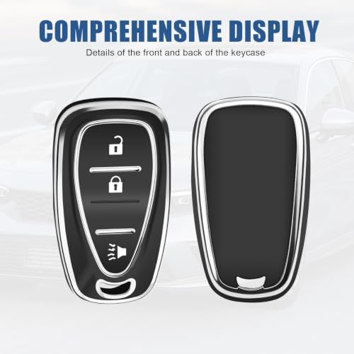 for Chevy Key Fob Cover, 3 Buttons TPU Key Cover - Image 4
