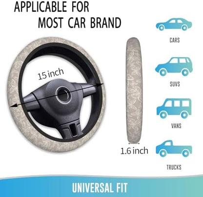 Steering Wheel Cover 15 Inch Breathable Anti Slip - Image 4