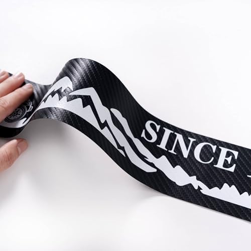 4 Pieces Car Door Sill Protector, Carbon Fiber Threshold Anti-Scratch Sticker - Image 4