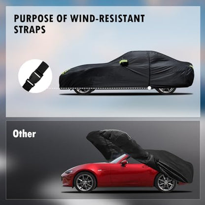 Car Cover Custom Fit for Mazda MX-5 Miata, Waterproof All Weather for - Image 6