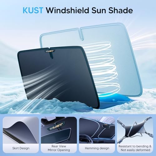 KUST Windshield Sun Shade for Lincoln Aviator Accessories 2020-2025 2026 Window - Image 5