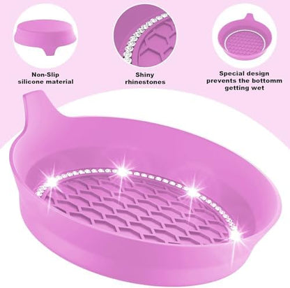 2 PCS Car Cup Coasters, Bling Cup Holder Coaster - Image 5