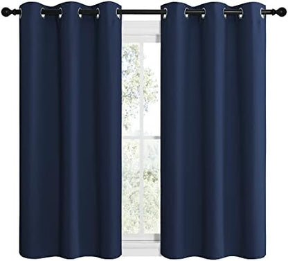 NICETOWN Blackout Curtain Panels, 1 Pair, 42 by 48-inch - Image 2