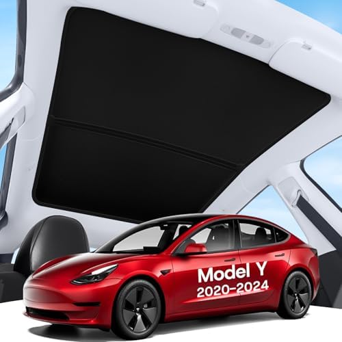 Upgrade Sunshade Roof for Tesla Model Y 2020-2024, OEM-Fit Precision Heat by SUMK