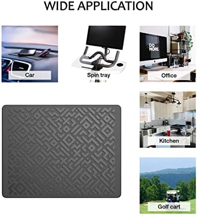 Car Dashboard Non Slip Mat, Brlvget Anti Slip Gel Pad, Cell Phone, Coins 7.1 x - Image 4