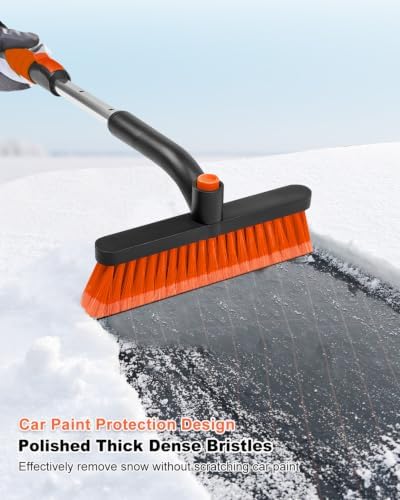 SEAAES 33 Inch Snow Brush and Ice Scraper - Image 3
