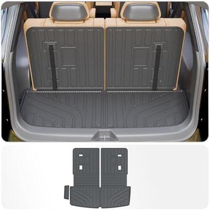 Trunk Mat with Backrest Mat for 2017-2023 GMC Acadia 6&7 Seats by Thinzyou