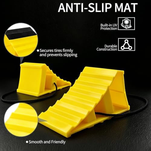 4 Pack Wheel Chocks, Wheel Chocks - Image 6