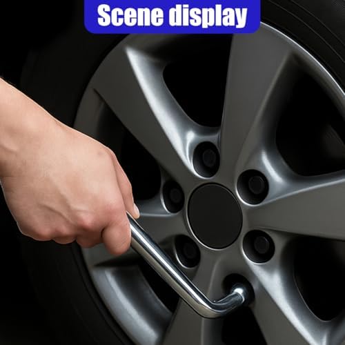 22mm Car Spare Tire Lug Wrench, L-Type Auto Tire Replacement Tool - Image 6
