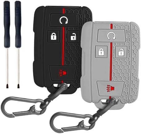QBUC 2PCS for Chevrolet Key Fob Cover by QBUC