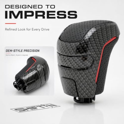 TRD Style Black Carbon Gear Shift Knob - Image 5