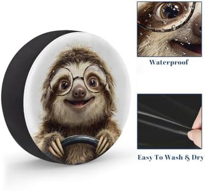 Funny Spare Tire Cover Waterproof Dust-Proof Spare Wheel Covers - Image 4