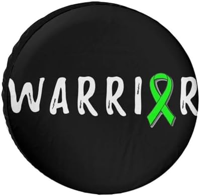 Warrior Mental Health Awareness Tire Covers, Dust-Proof Weatherproof Wheel by Unknown