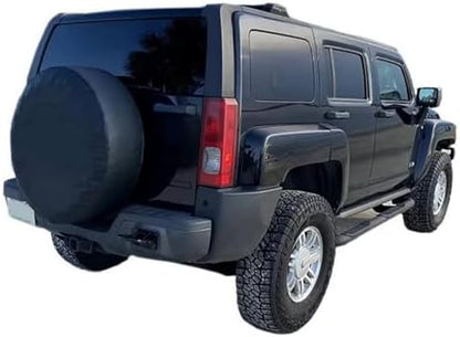 Black Spare Tire Cover, Spare Wheel Cover Protector, by Aolowewin