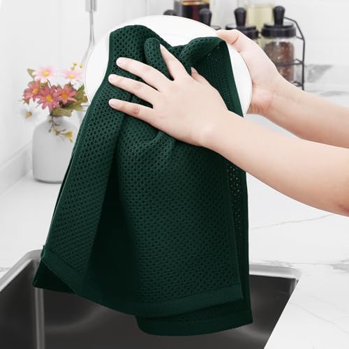 Homaxy 100% Cotton Waffle Weave Kitchen Dish Towels 12-Pack - Image 4