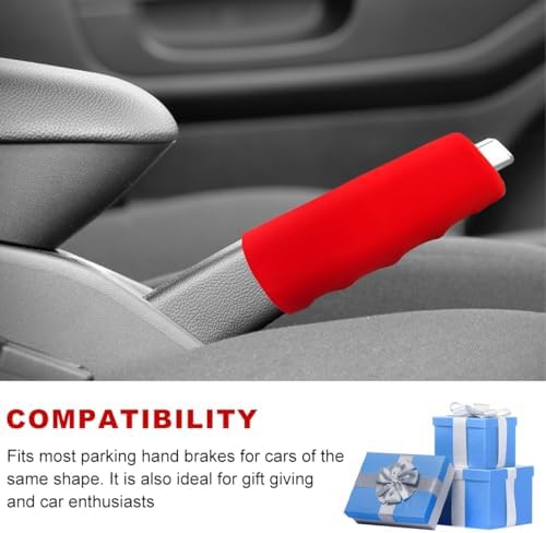Car Handbrake Cover, Anti-Slip Silicone Auto Hand Brake Comfortable Handle Grip - Image 6