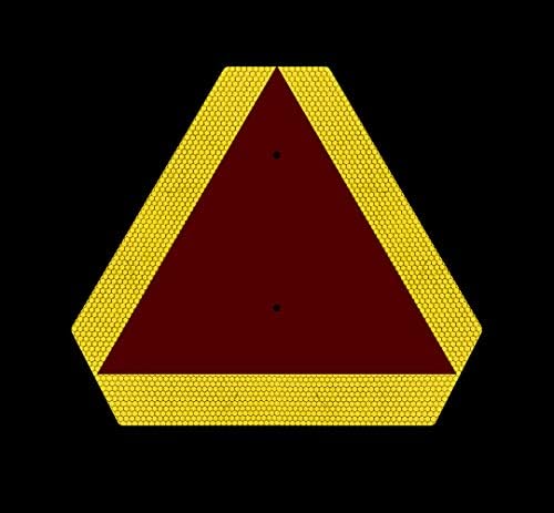 Ignixia Slow Moving Vehicle Sign, Rust free Aluminium Slow Moving Vehicle - Image 3