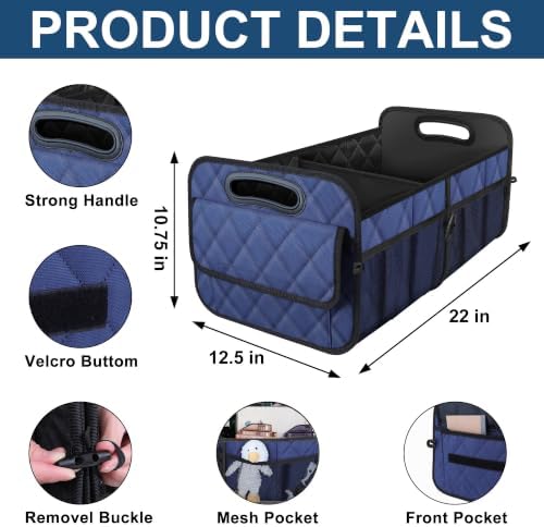 Deosk Car Trunk Organizer for SUV, Car Organizers and Storage - Image 3