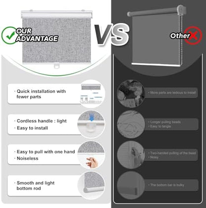 AOSKY Blackout Cordless Roller Shade - Image 4