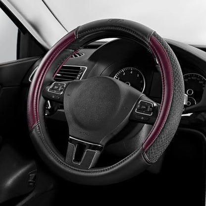 Skechers Air-Cooled Steering Wheel Cover, Leather Car Steering Wheel Cover by Unknown