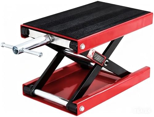 ZENY 1100 LB Wide Deck Motorcycle Center Scissor Lift Jack Repair Hoist Stand by ZENY