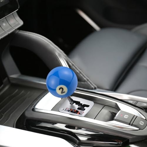 2 Ball Billiard Shift Knob Polished Car Racing Gear Shifter Grip - Image 3