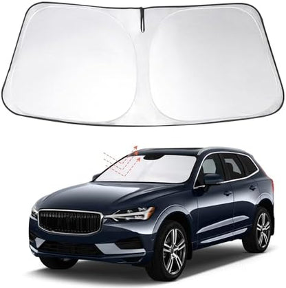 Windshield Sun Shade Sunshade for 2018-2025 2026 Volvo XC60 by LHFLIVE