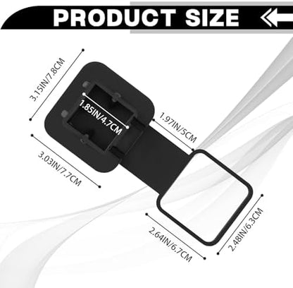 Trailer Hook Dust-Proof Plug, 1.9 Inch Hitch Cover Trailer Hitch Cover - Image 2