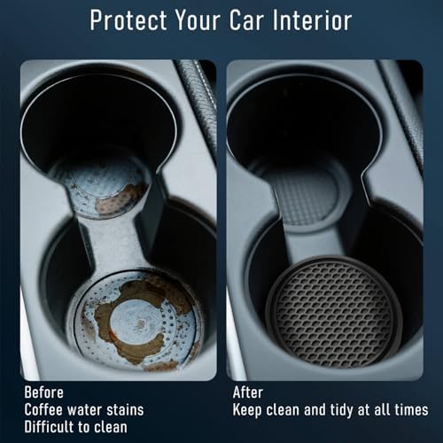 4-Pack Car Cup Holder Coasters - Image 4