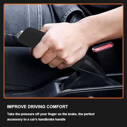Car Handbrake Cover, Brake Handle Cover, Waved Shaped Parking Brake Lever - Image 5