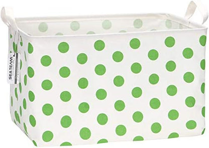 Sea Team Large Rectangle Open-Top Canvas Storage Basket by SeaTeam