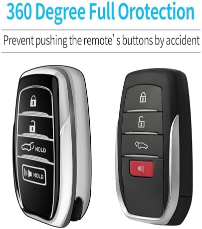 Tukellen for Toyota Key Fob Cover TPU Soft Case for 2025-2026 Camry 4 Runner - Image 4