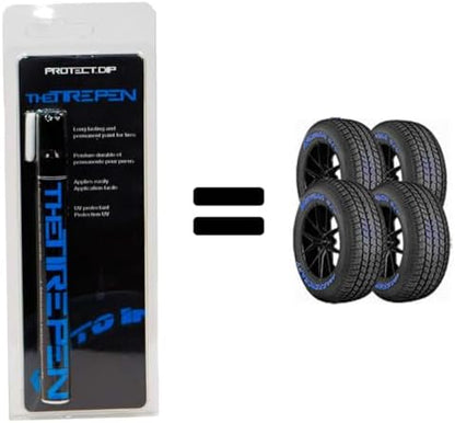 ProtectDIP® Tire Paint Pen Blue – Waterproof Permanent Tire Marker by PROTECT_DIP