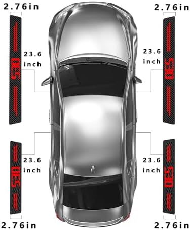 Door Sill Protectors for 5-Serie 530i & 530e, Carbon Fiber Leather Front/Rear - Image 5