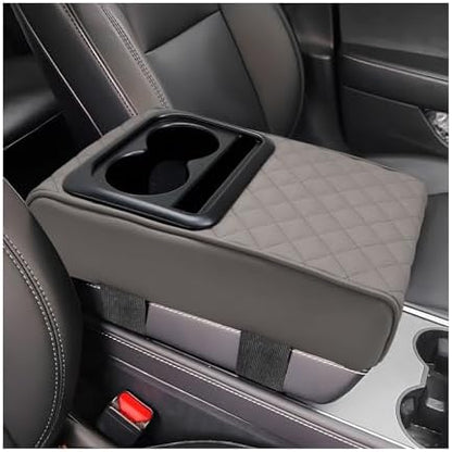 Car Center Console Armrest Pillow, Memory Foam Auto Armrest Box Cover by Unknown