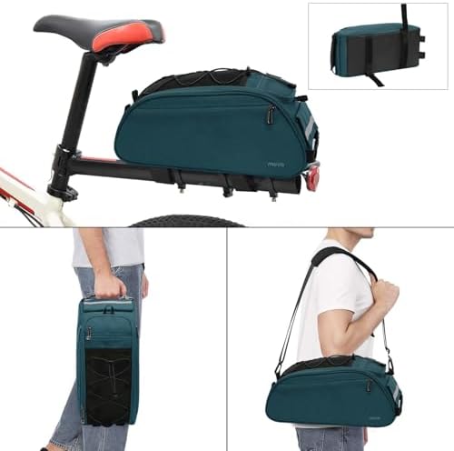 MOSISO Bike Rack Bag, Waterproof Bicycle Trunk Pannier Rear Seat Pouch - Image 4
