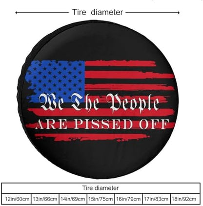 We The People are Pissed Off Tire Covers, Dust-Proof Weatherproof Wheel Covers - Image 3
