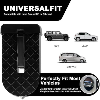 2 Pcs Car Door Step with Roof Rack Mount, 6.3 Inch - Image 4