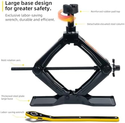 Scissor Jack 1.8 Ton Kit for Car SUV Truck - Image 2